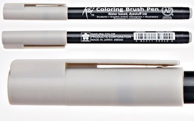 Pisak pędzelkowy Koi Coloring Brush Pen Sakura #45 warm gray